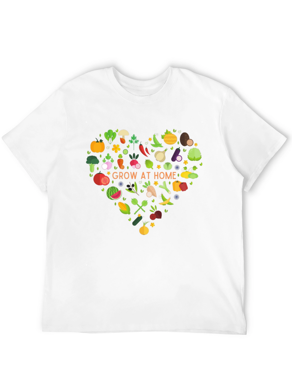 Grow at Home Heart Graphic Tee