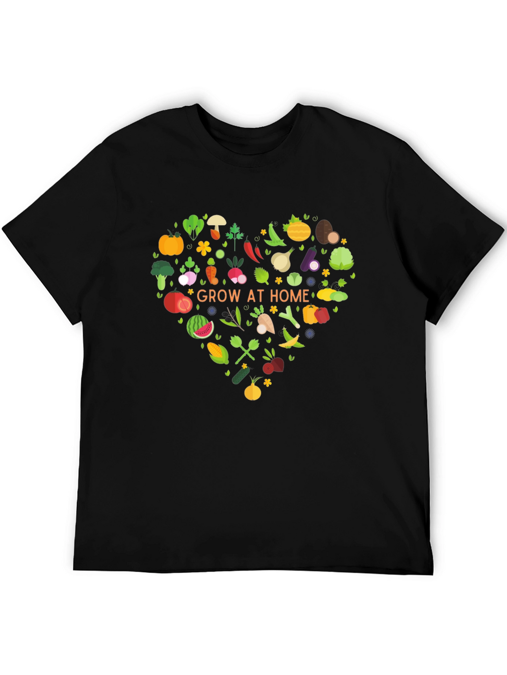 Grow at Home Heart Graphic Tee