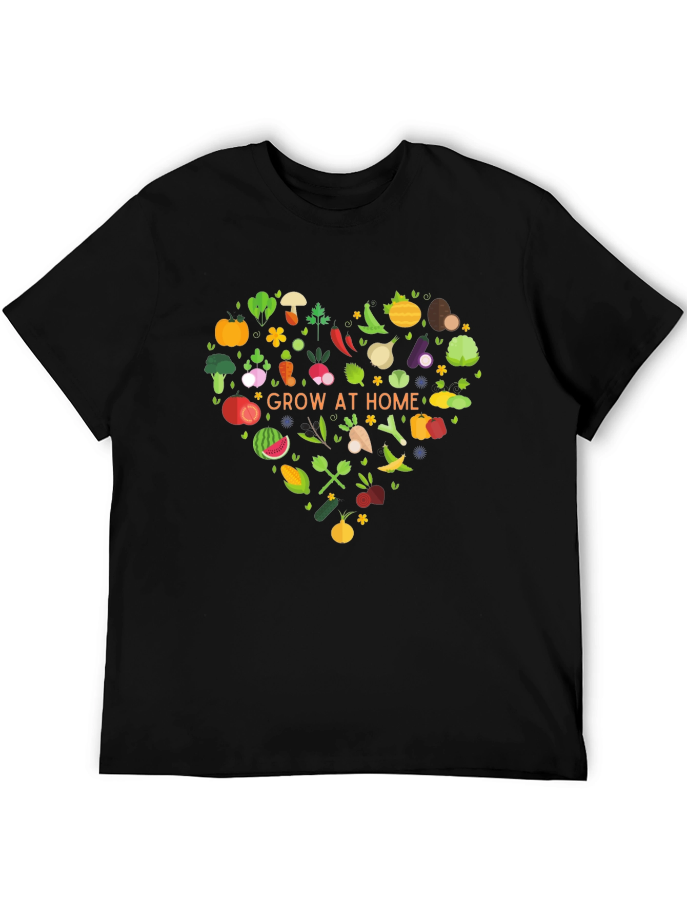 Grow at Home Heart Graphic Tee