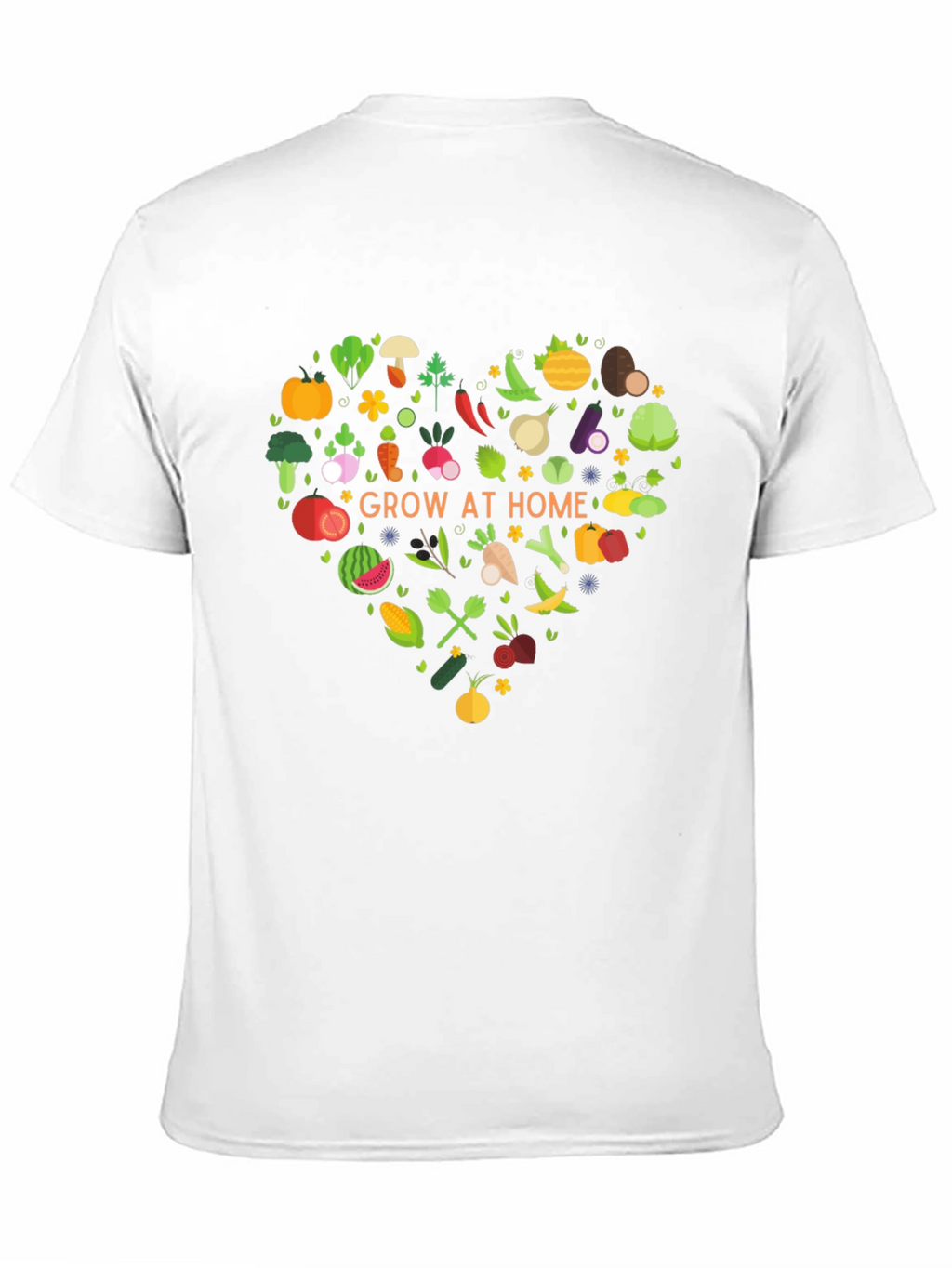 Grow at Home Heart Graphic Tee