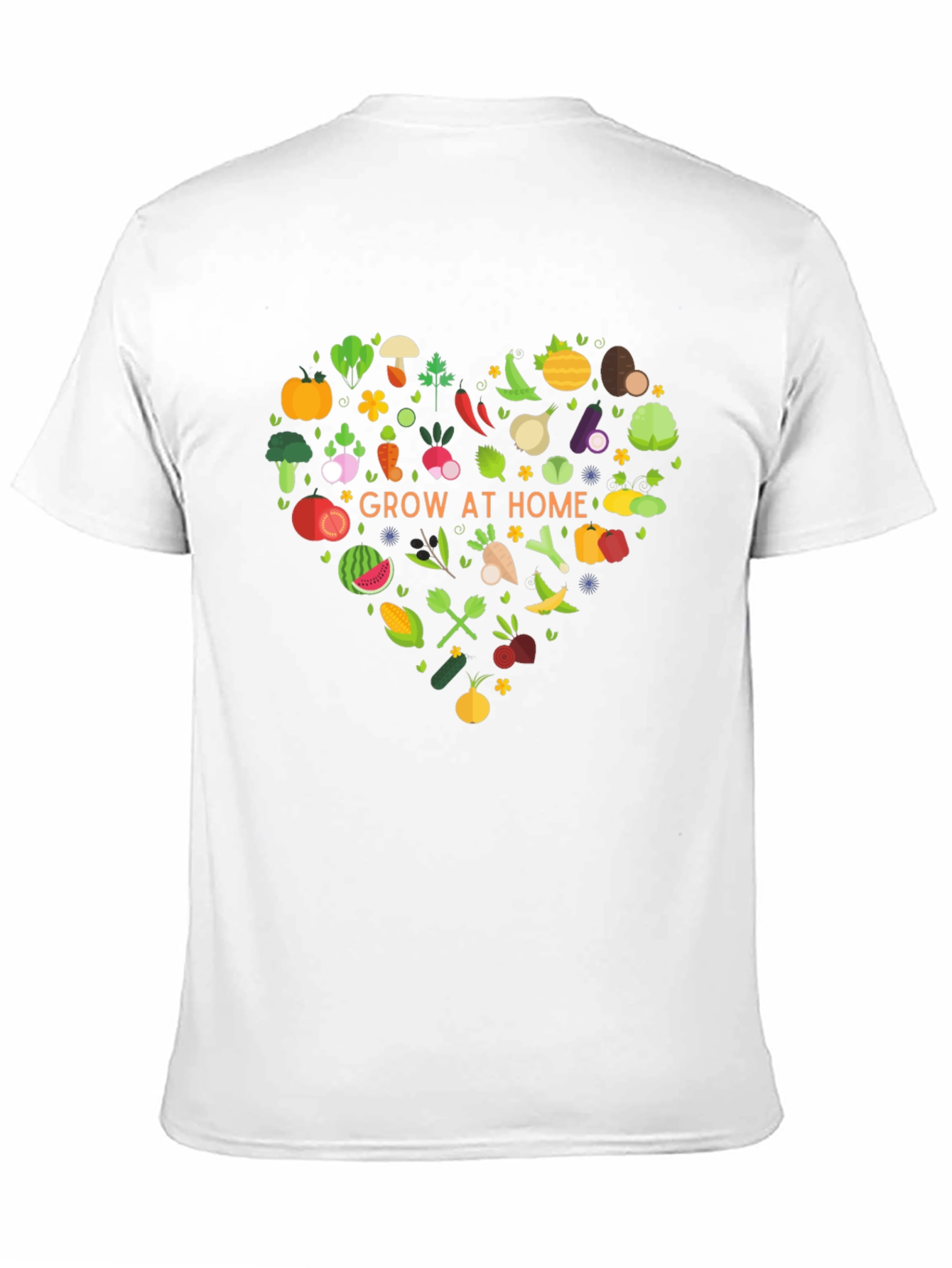Grow at Home Heart Graphic Tee