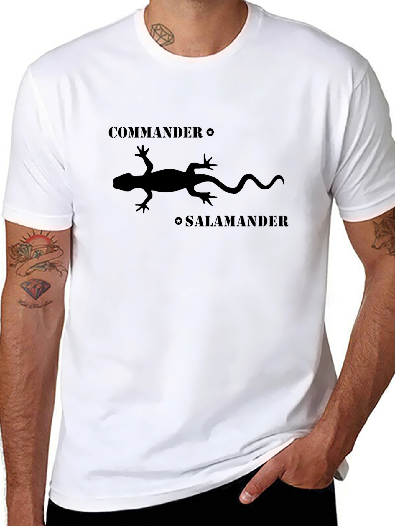 Commander Salamander Graphic T-Shirt