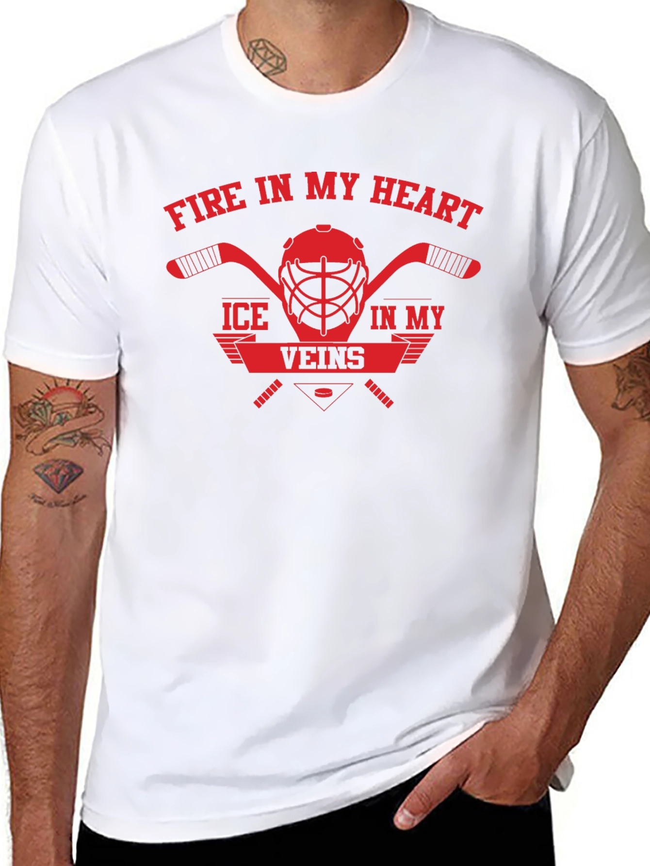 Fire in My Heart Ice in My Veins T-Shirt