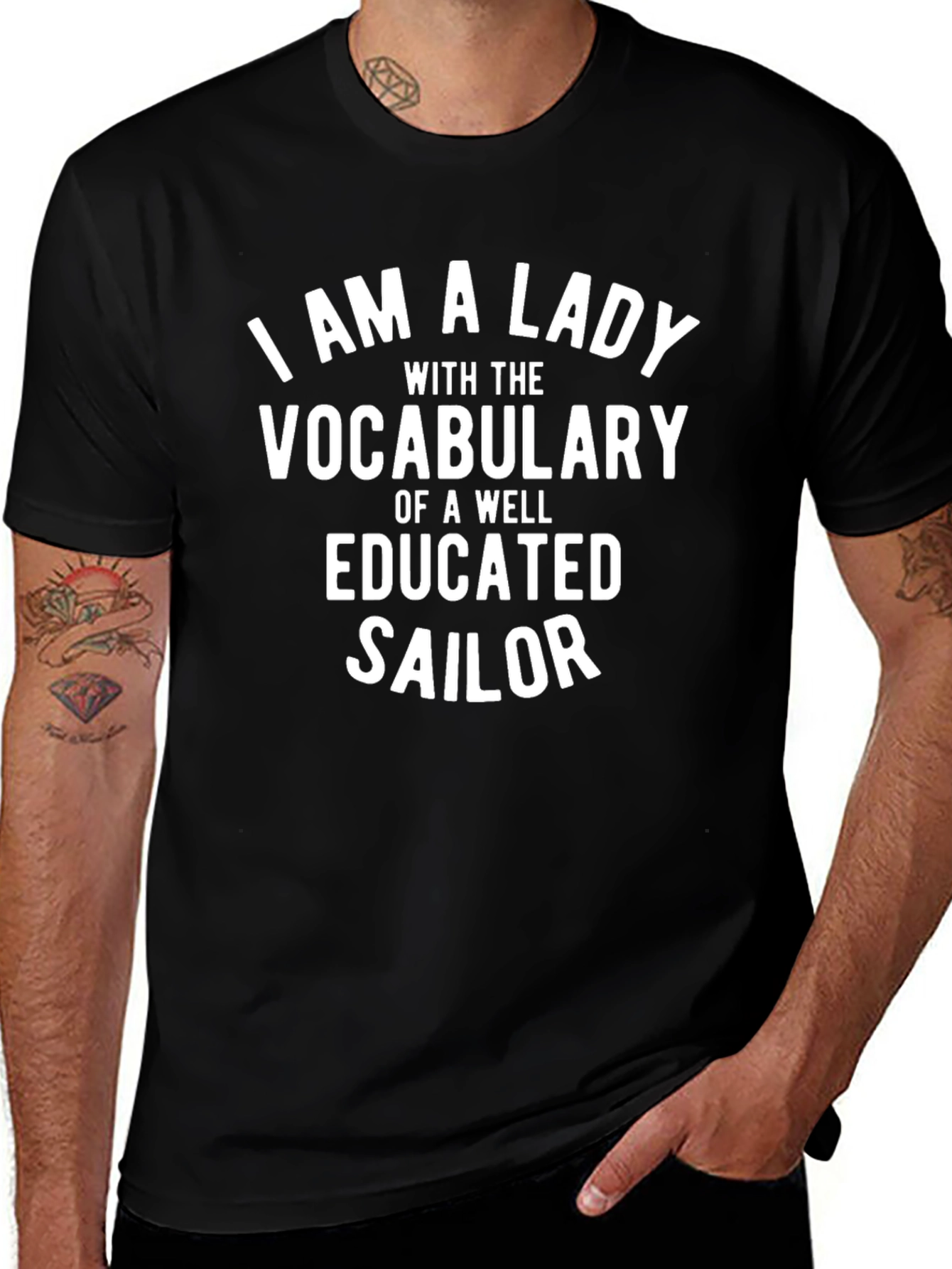 I Am A Lady With the Vocabulary T-Shirt