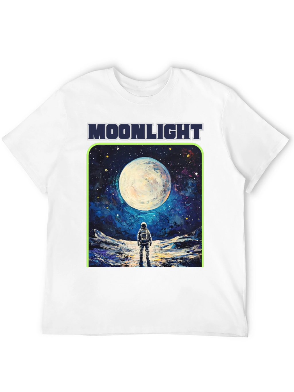 Moonlight Astronaut Graphic T-Shirt