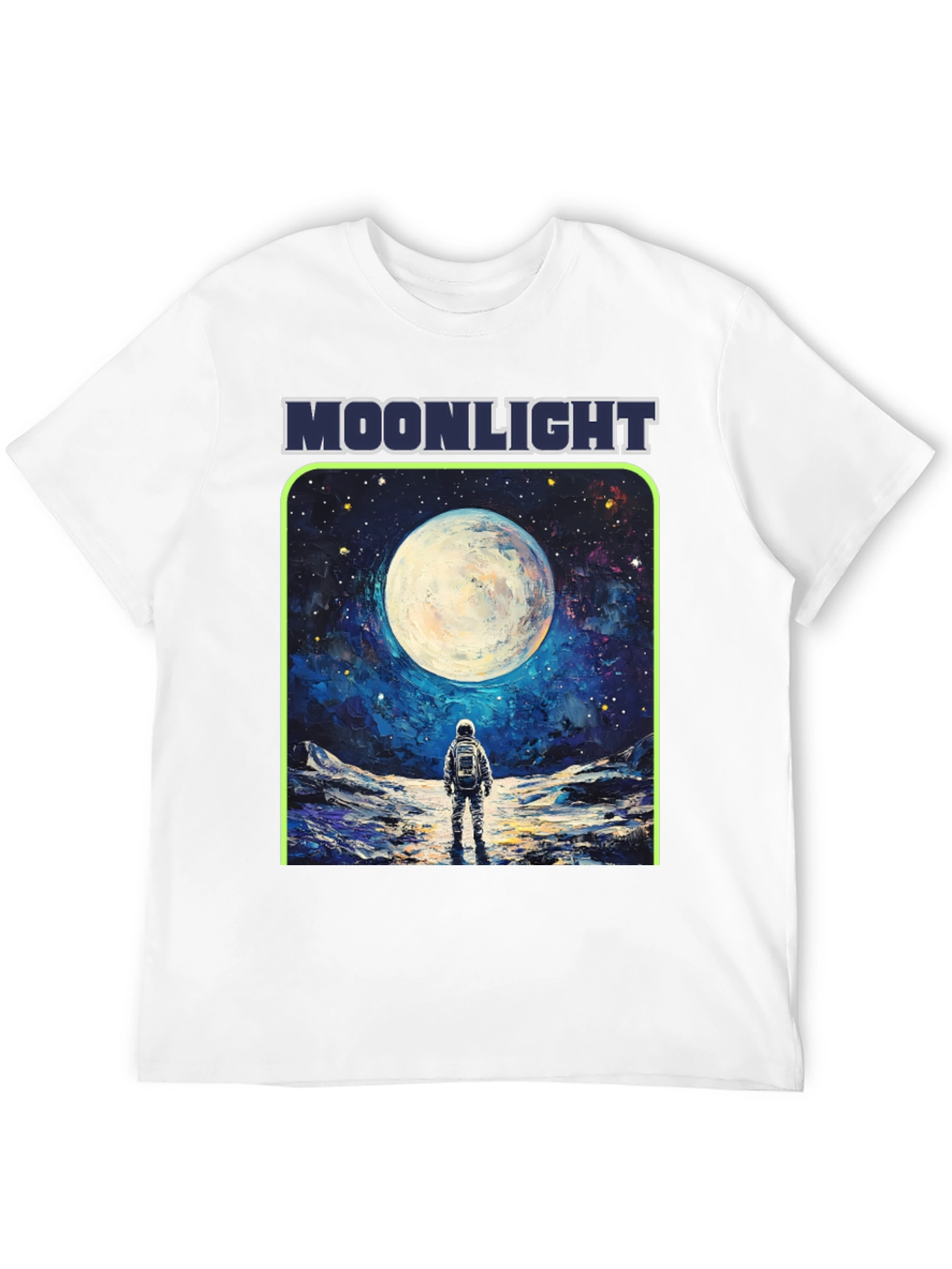 Moonlight Astronaut Graphic T-Shirt