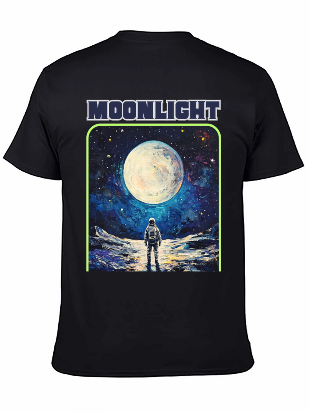 Moonlight Astronaut Graphic T-Shirt