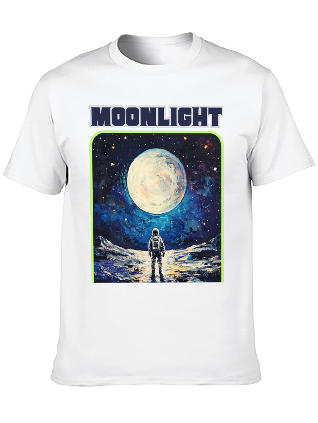 Moonlight Astronaut Graphic T-Shirt