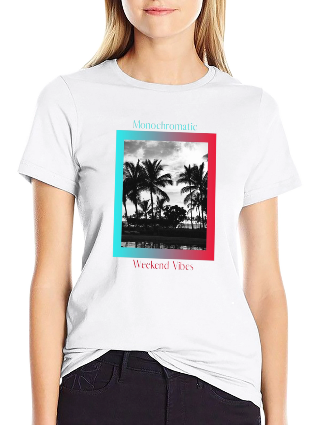 Monochromatic Weekend Vibes T-Shirt