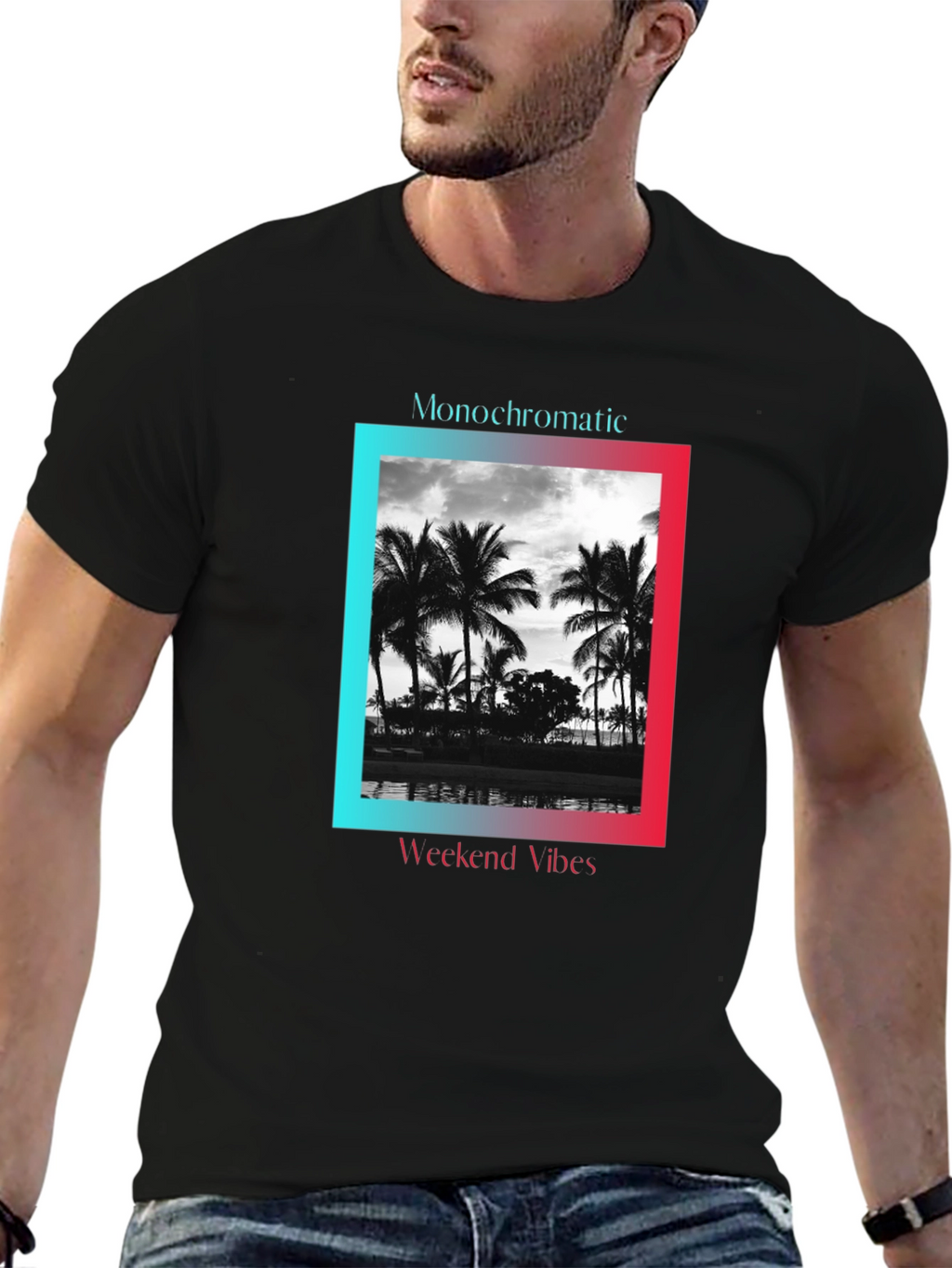 Monochromatic Weekend Vibes T-Shirt