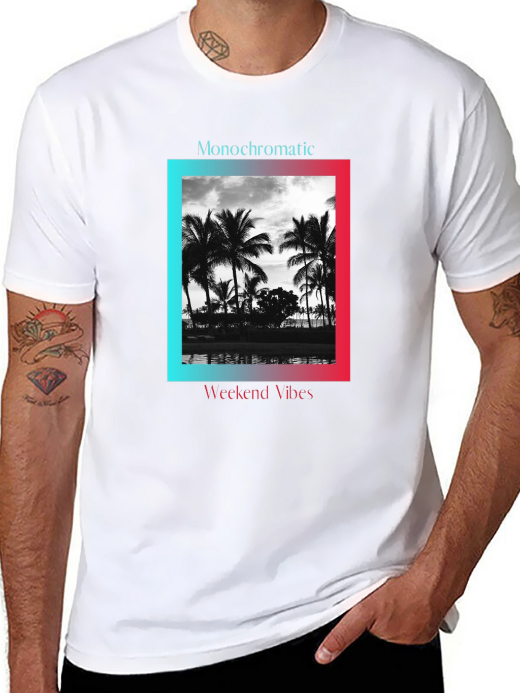 Monochromatic Weekend Vibes T-Shirt
