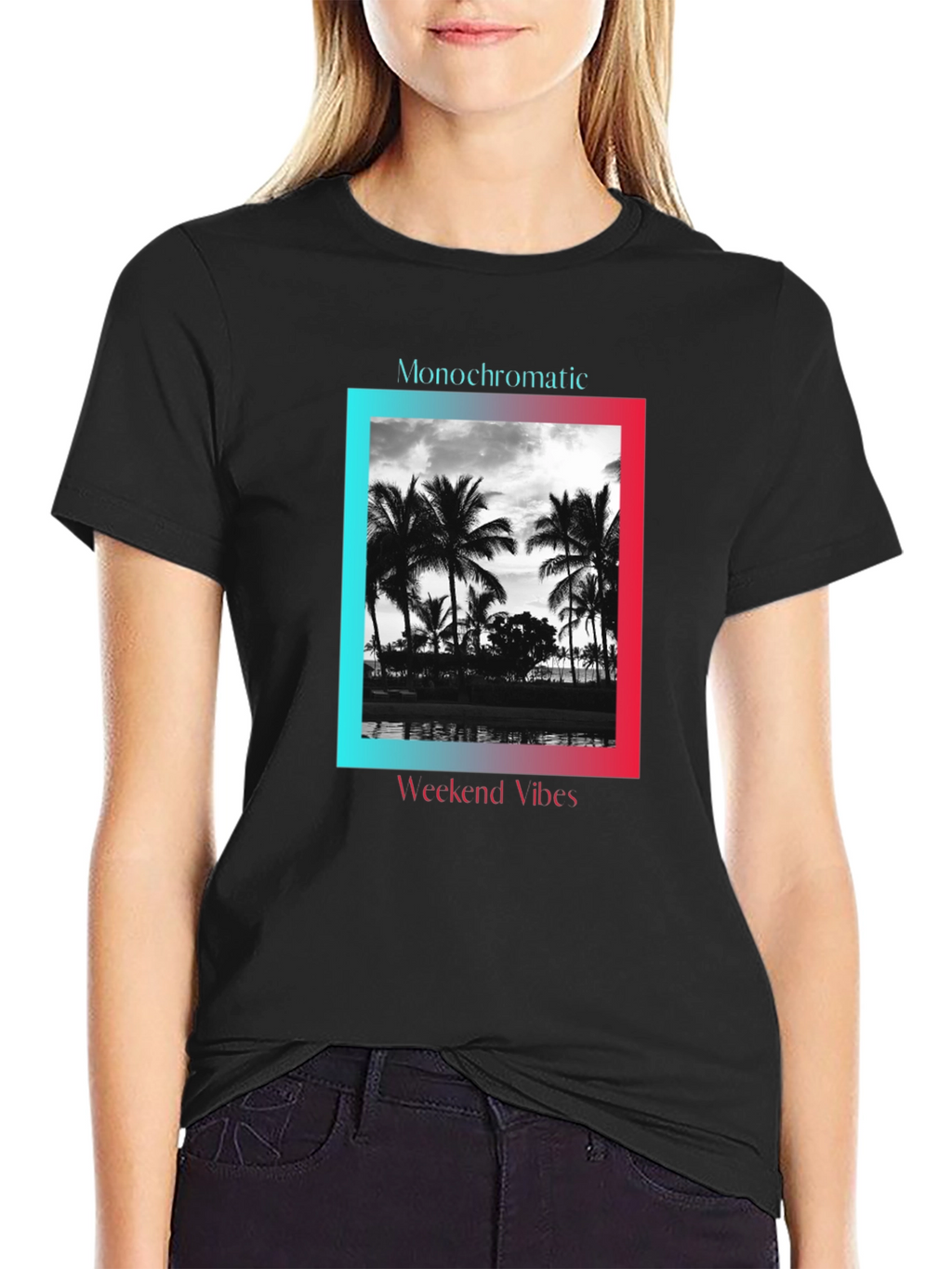 Monochromatic Weekend Vibes T-Shirt