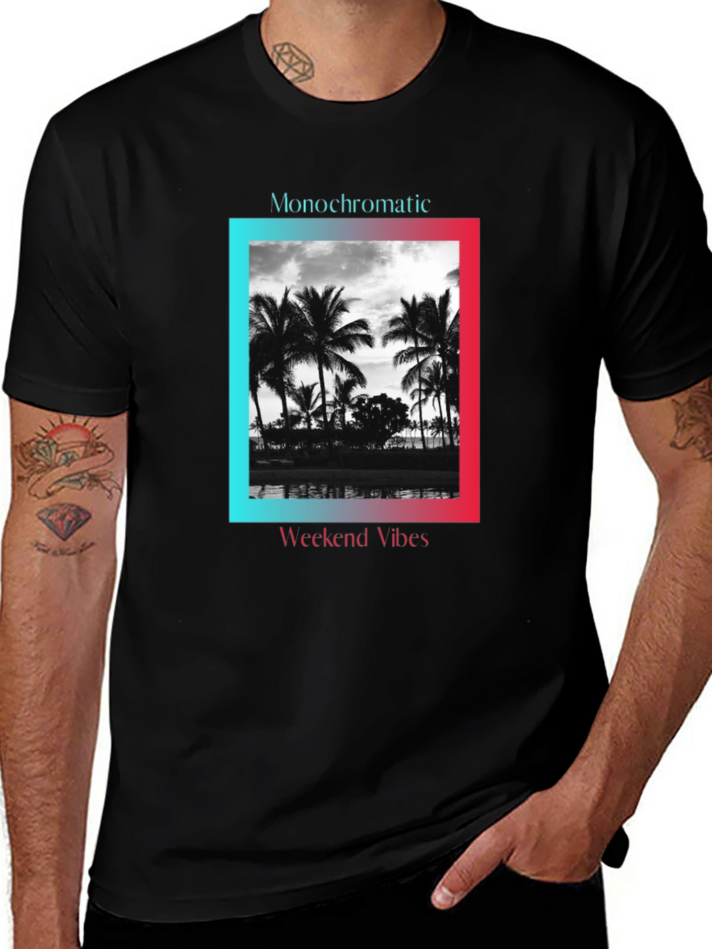 Monochromatic Weekend Vibes T-Shirt