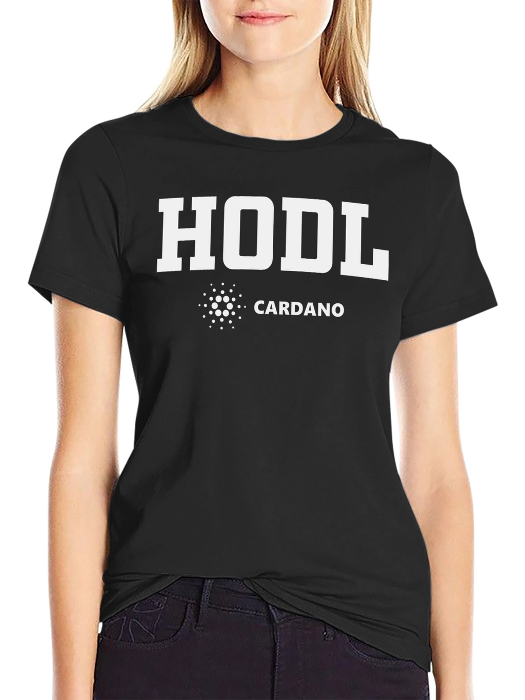 HODL Cardano Crypto Black T-Shirt