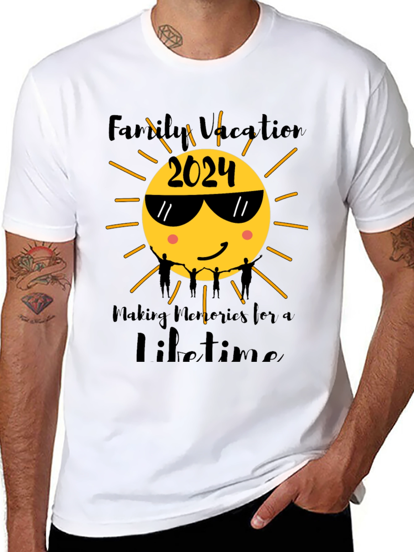 Family Vacation 2024 Graphic T-Shirt