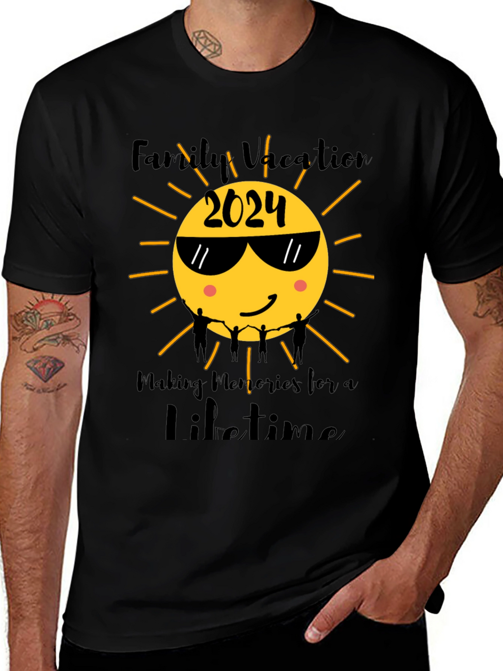 Family Vacation 2024 Graphic T-Shirt