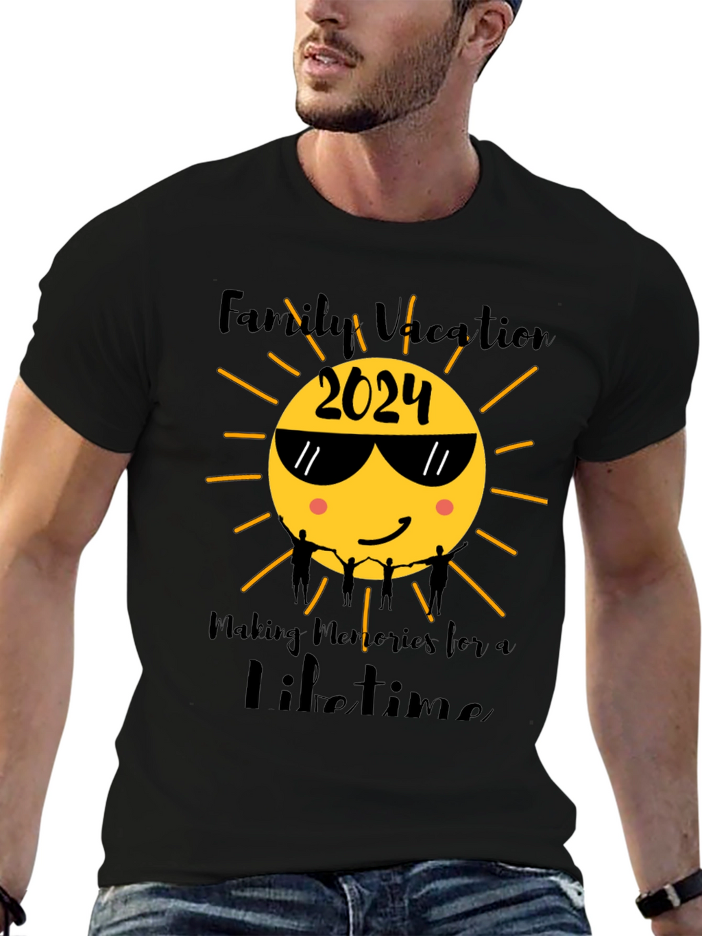 Family Vacation 2024 Graphic T-Shirt
