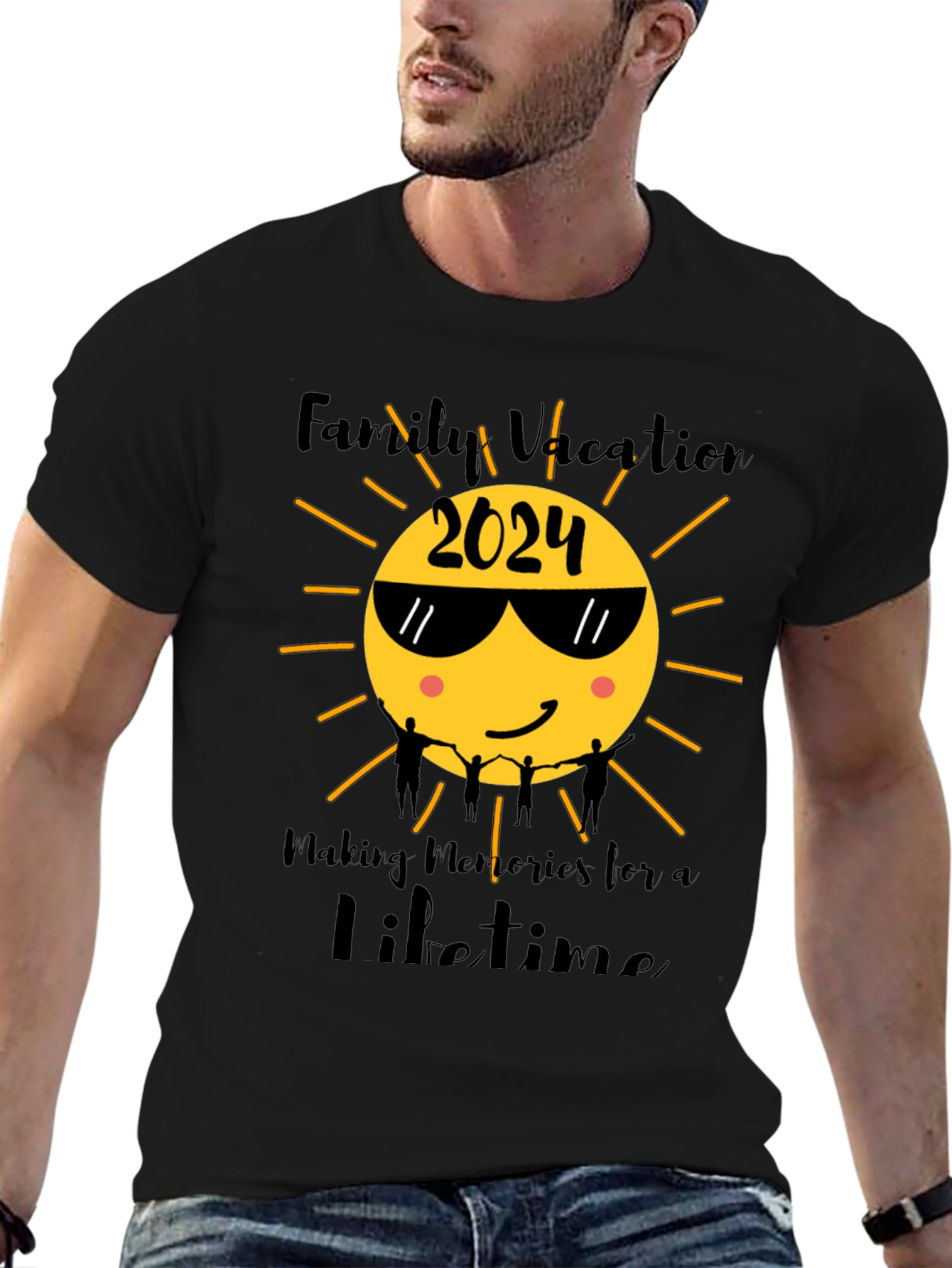 Family Vacation 2024 Graphic T-Shirt