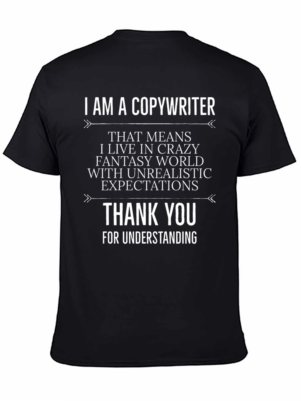 Copywriter T-Shirt - Crazy Fantasy World Tee