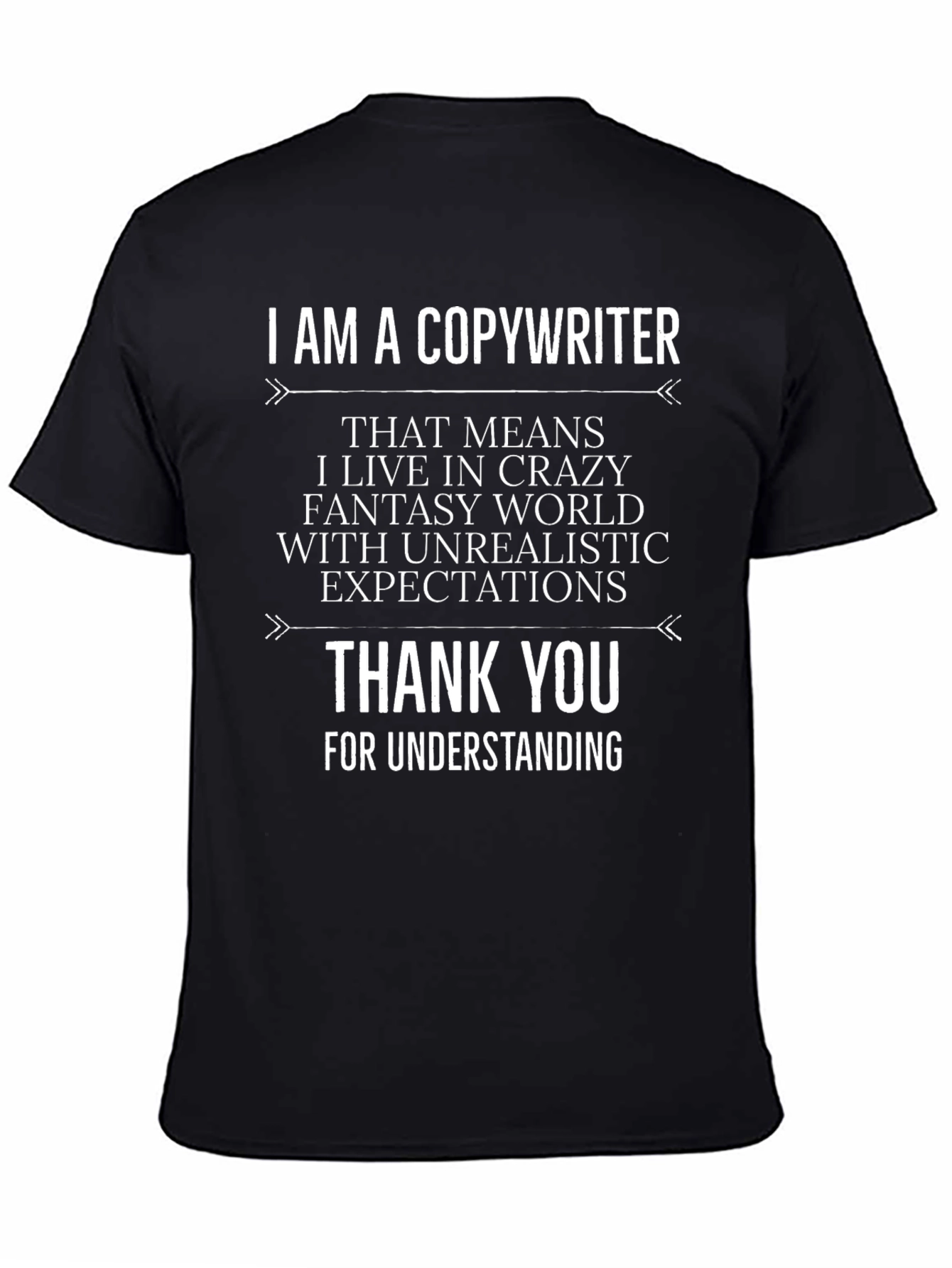 Copywriter T-Shirt - Crazy Fantasy World Tee