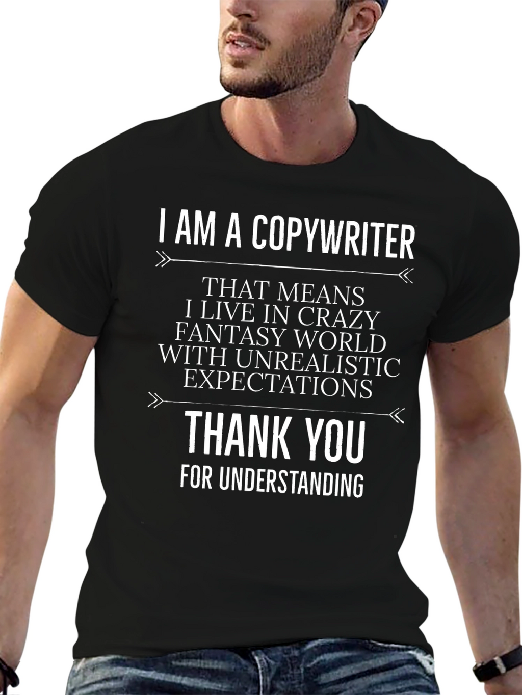 Copywriter T-Shirt - Crazy Fantasy World Tee