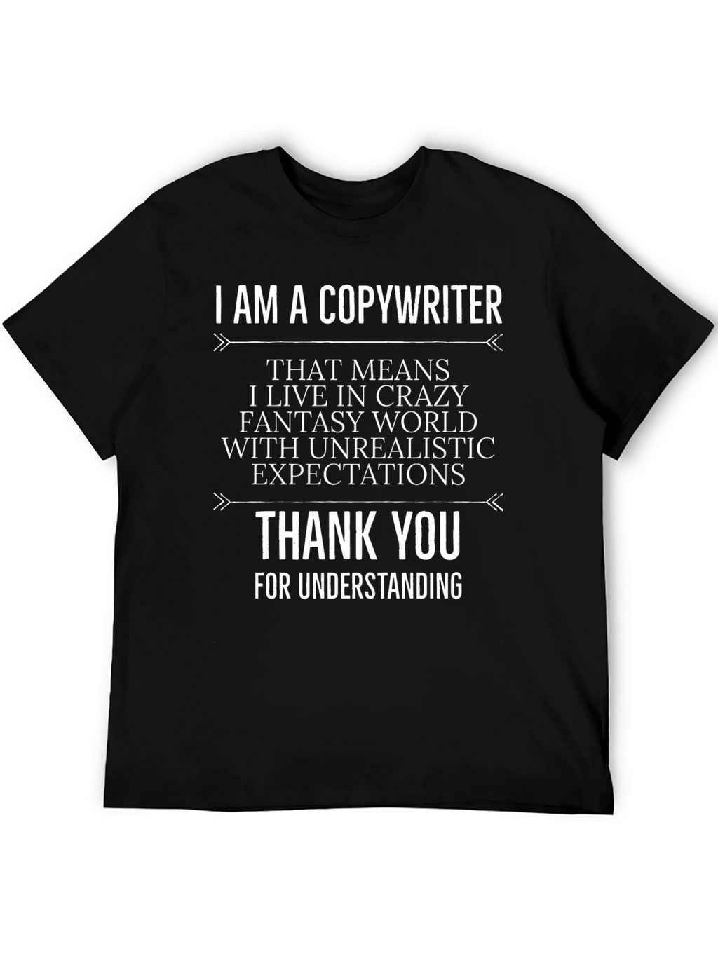 Copywriter T-Shirt - Crazy Fantasy World Tee
