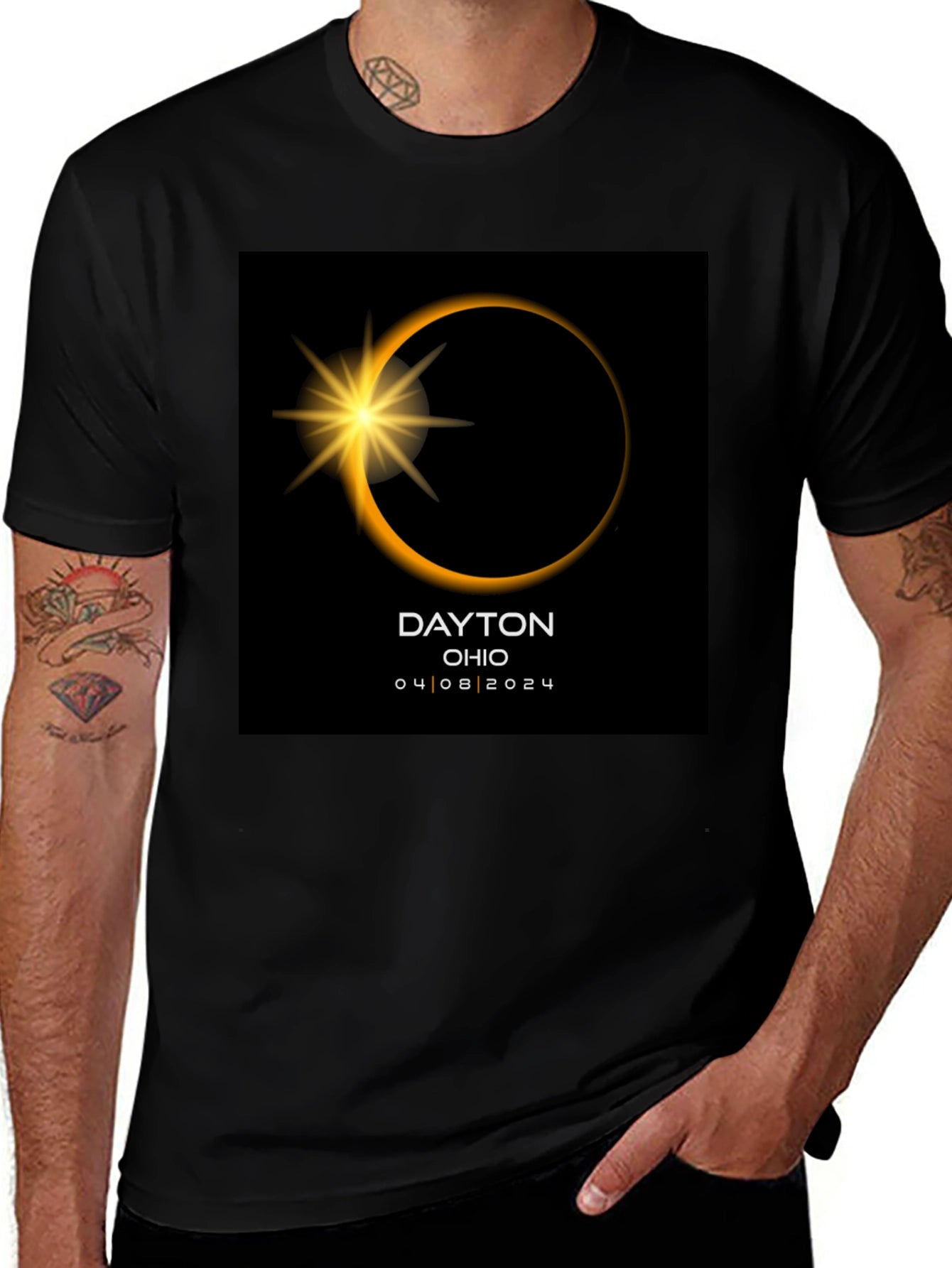 Dayton Ohio Solar Eclipse April 8 2024 T-Shirt
