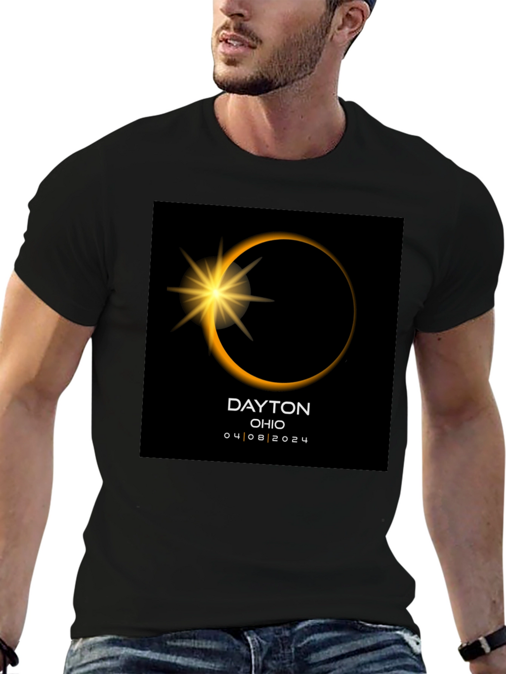 Dayton Ohio Solar Eclipse April 8 2024 T-Shirt