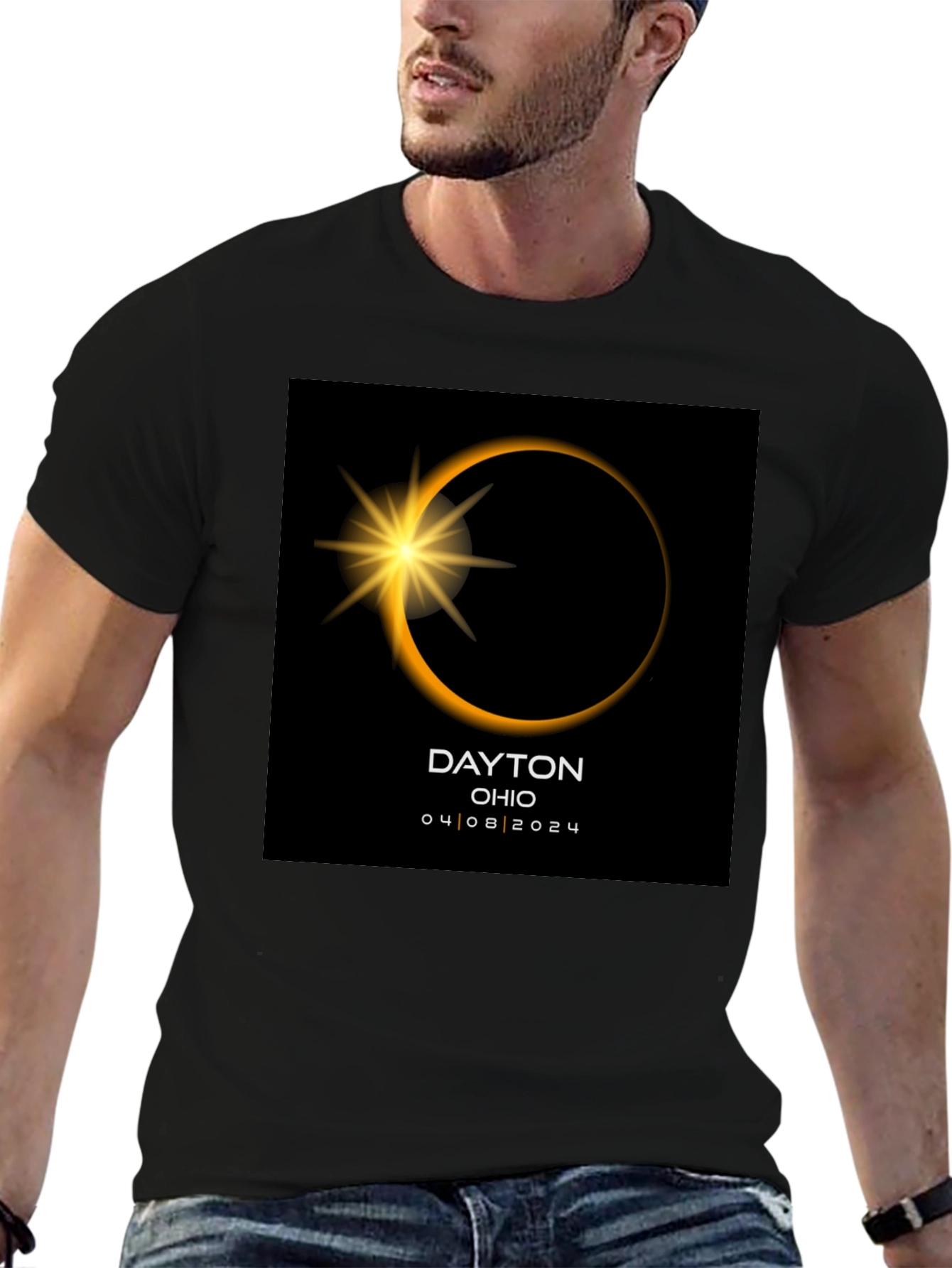 Dayton Ohio Solar Eclipse April 8 2024 T-Shirt