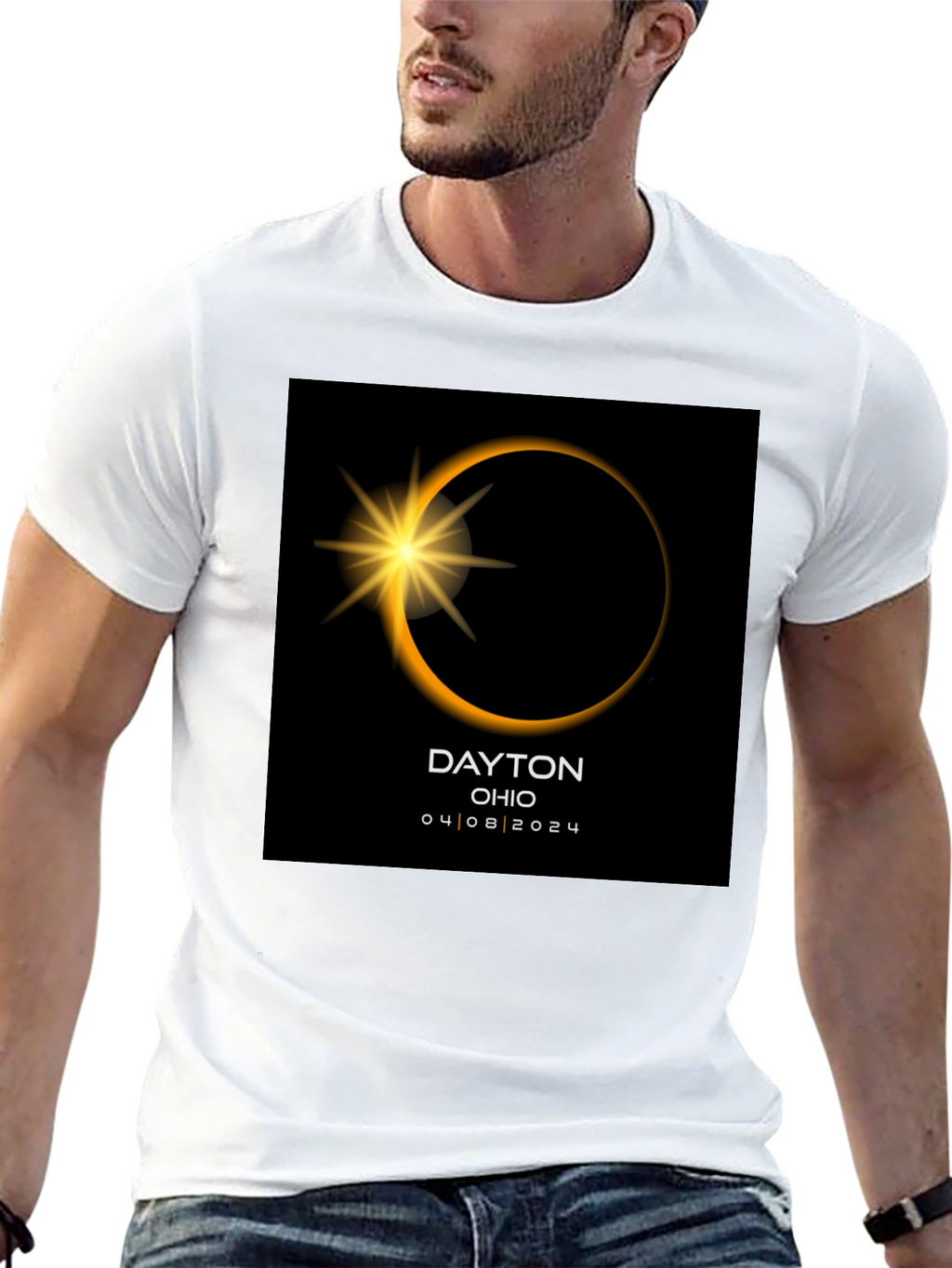 Dayton Ohio Solar Eclipse April 8 2024 T-Shirt
