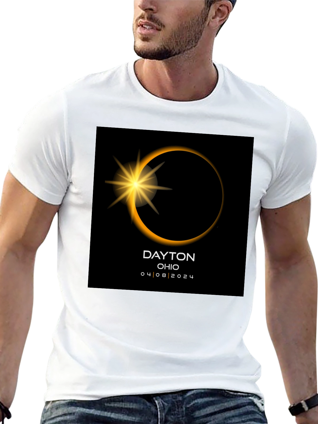 Dayton Ohio Solar Eclipse April 8 2024 T-Shirt