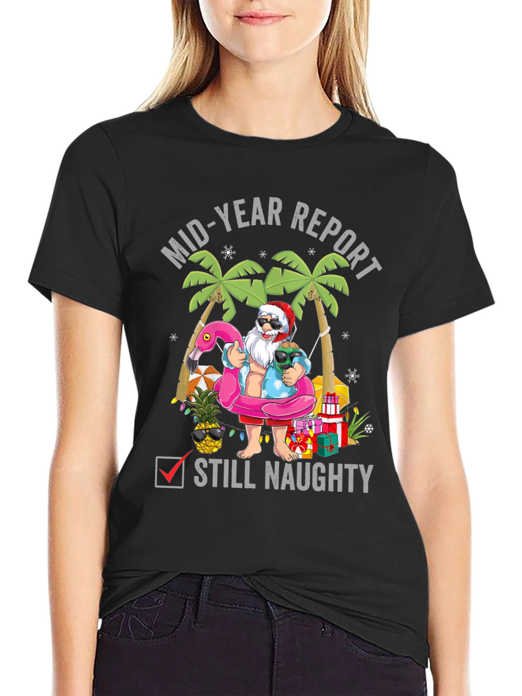 Mid-Year Report Still Naughty T-Shirt