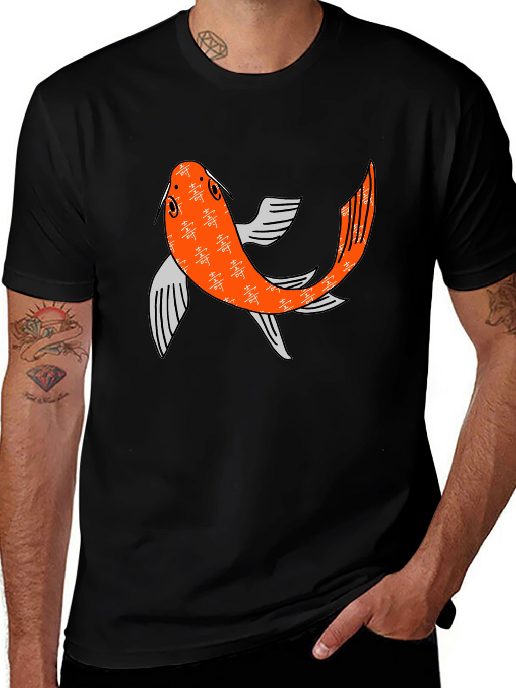 Koi Fish Graphic T-Shirt