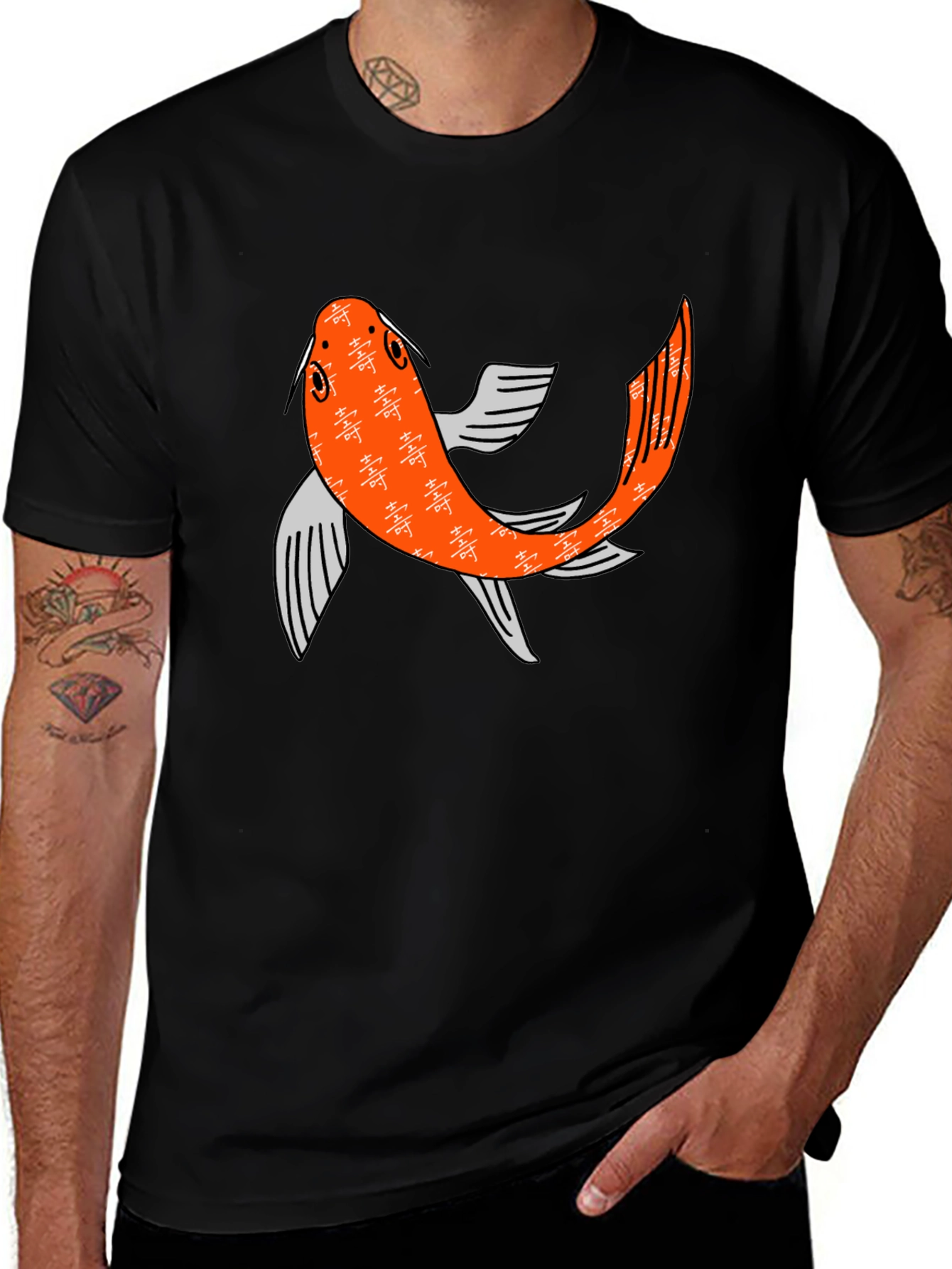 Koi Fish Graphic T-Shirt