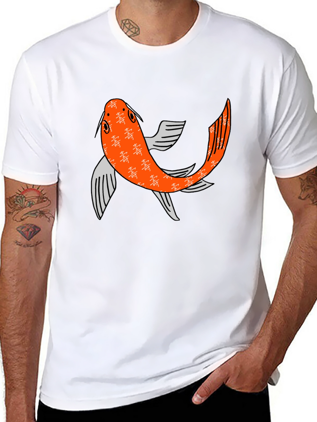Koi Fish Graphic T-Shirt