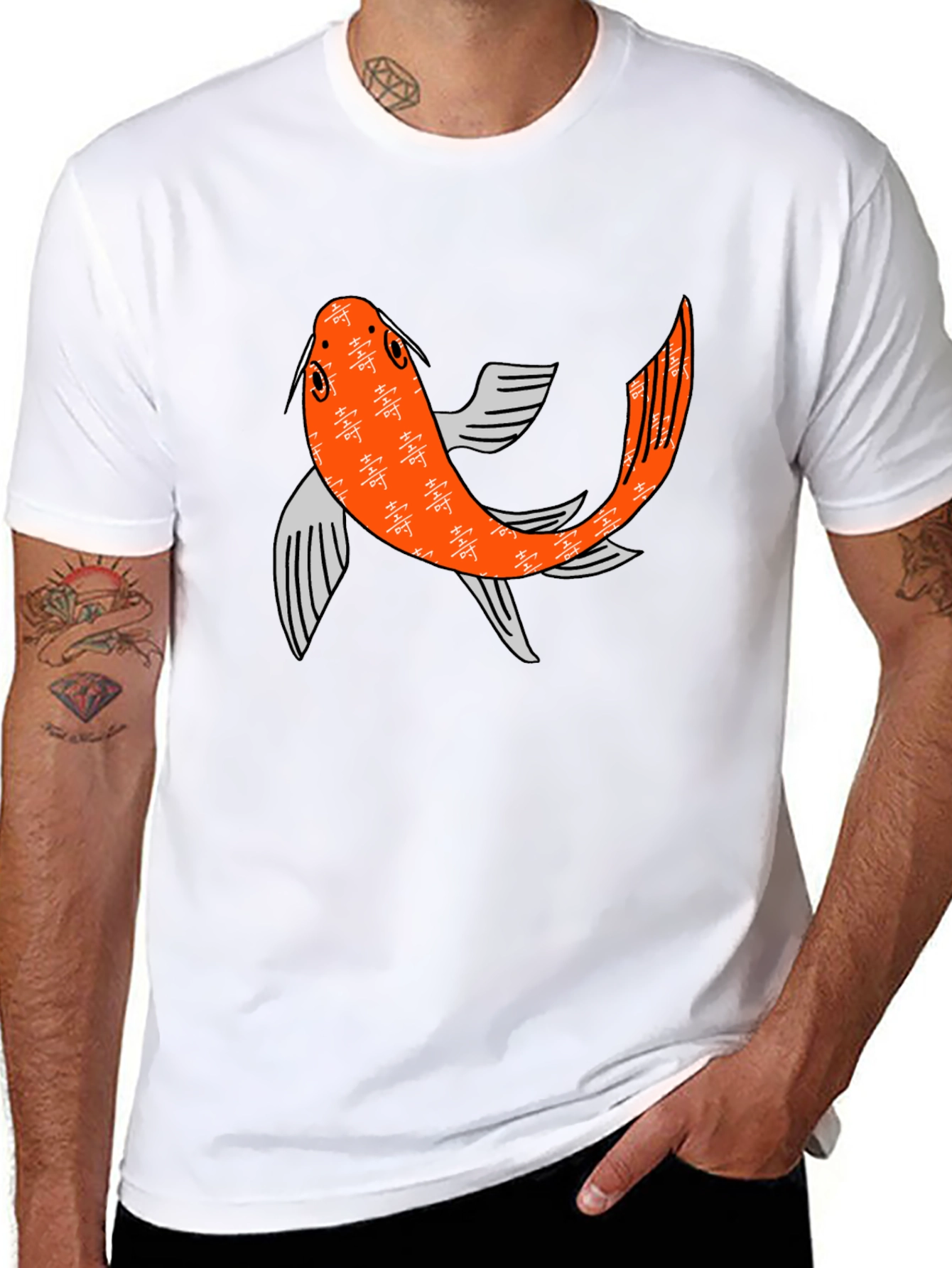 Koi Fish Graphic T-Shirt