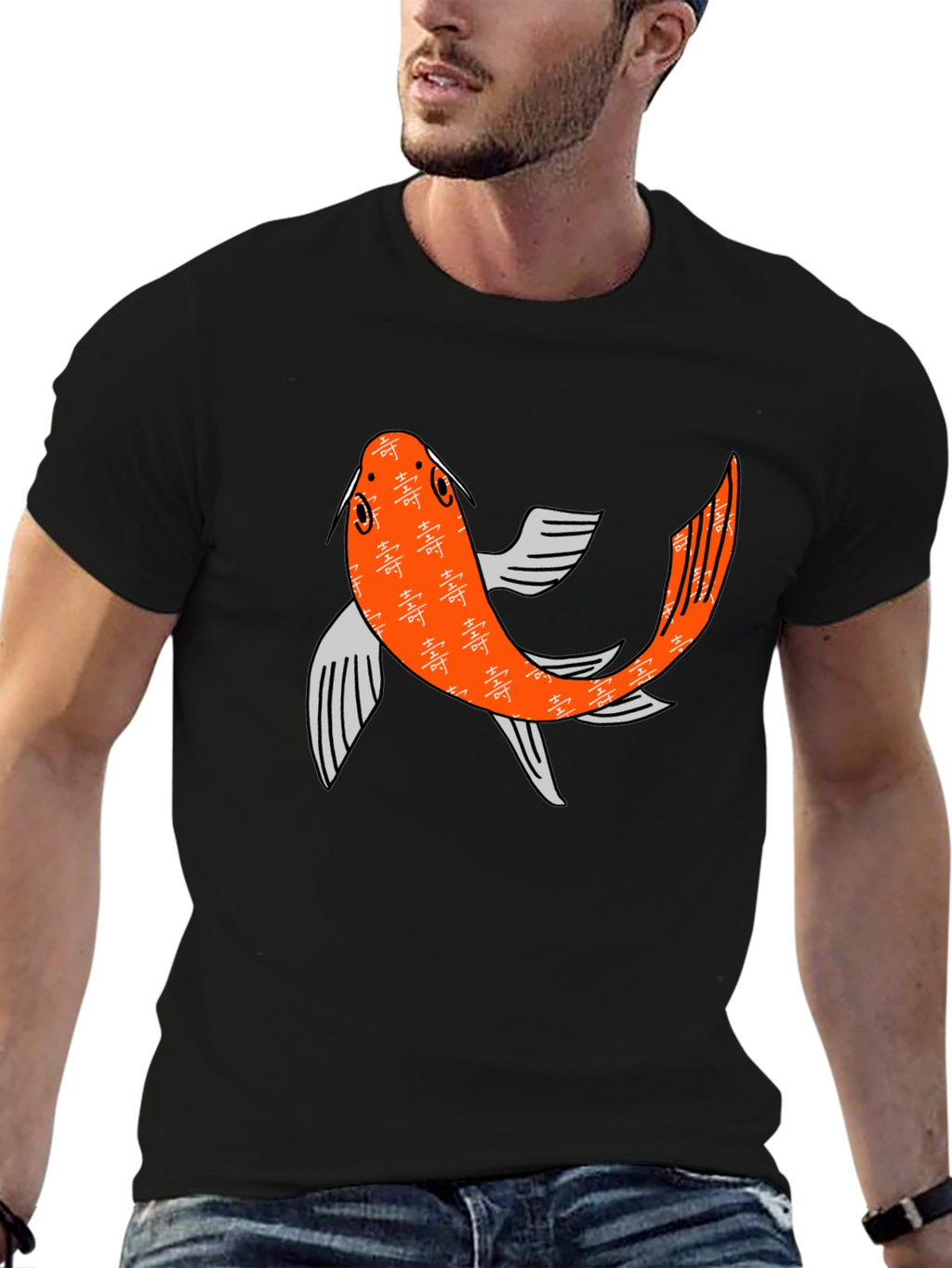 Koi Fish Graphic T-Shirt