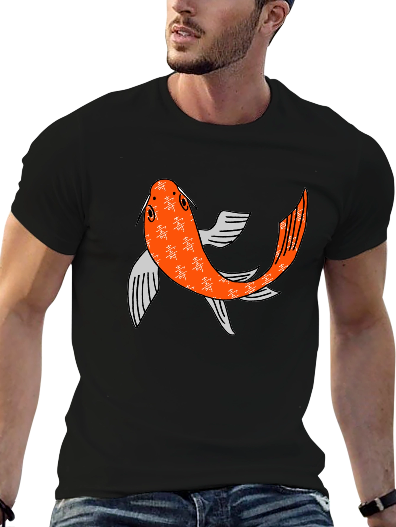 Koi Fish Graphic T-Shirt