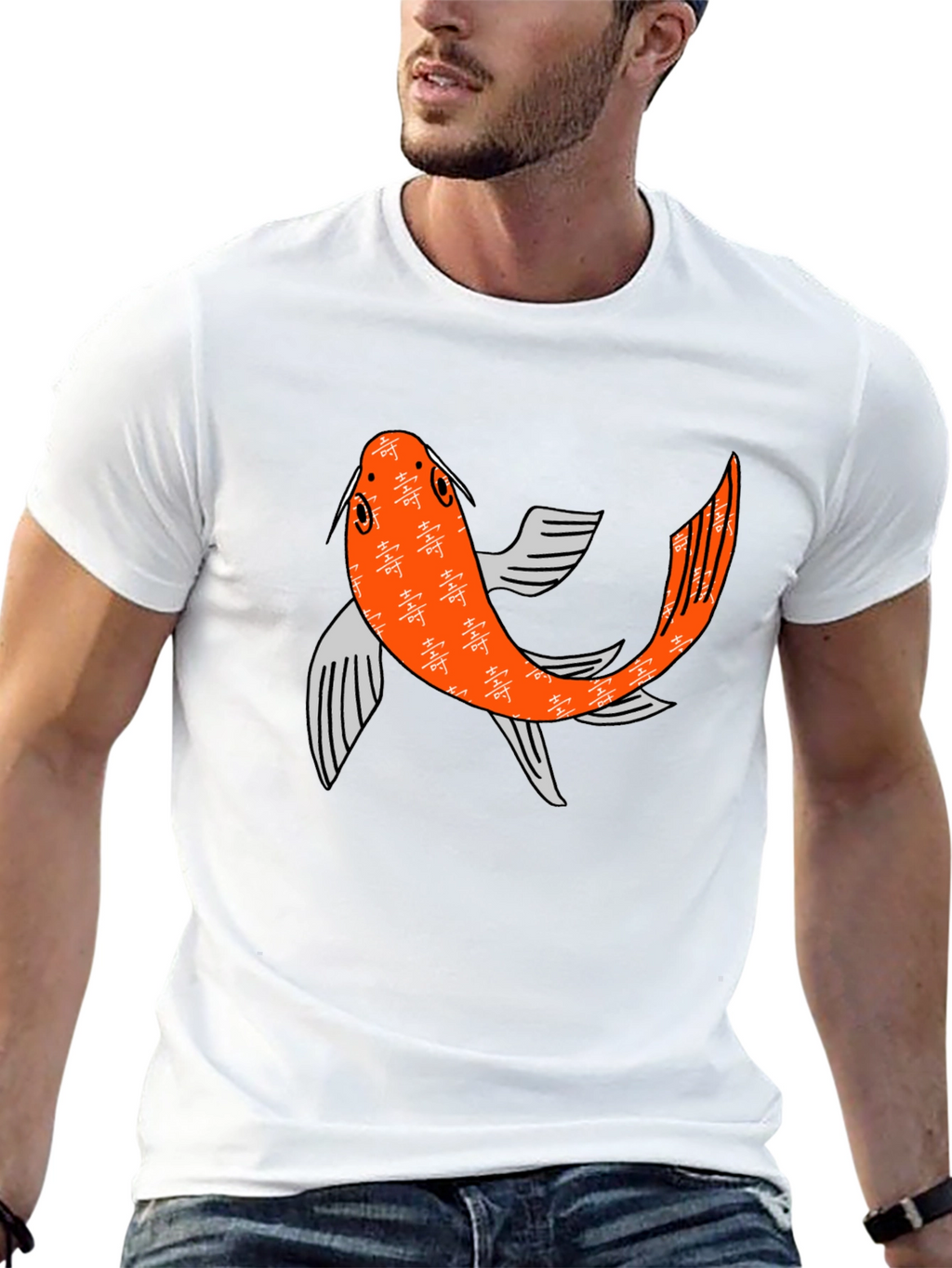 Koi Fish Graphic T-Shirt