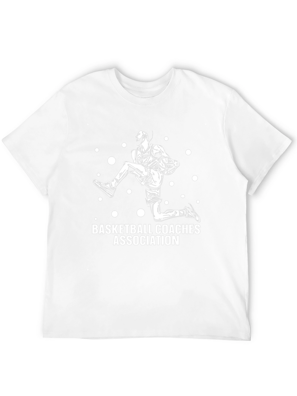 Basketball Coaches Association T-Shirt - Black Graphic Tee