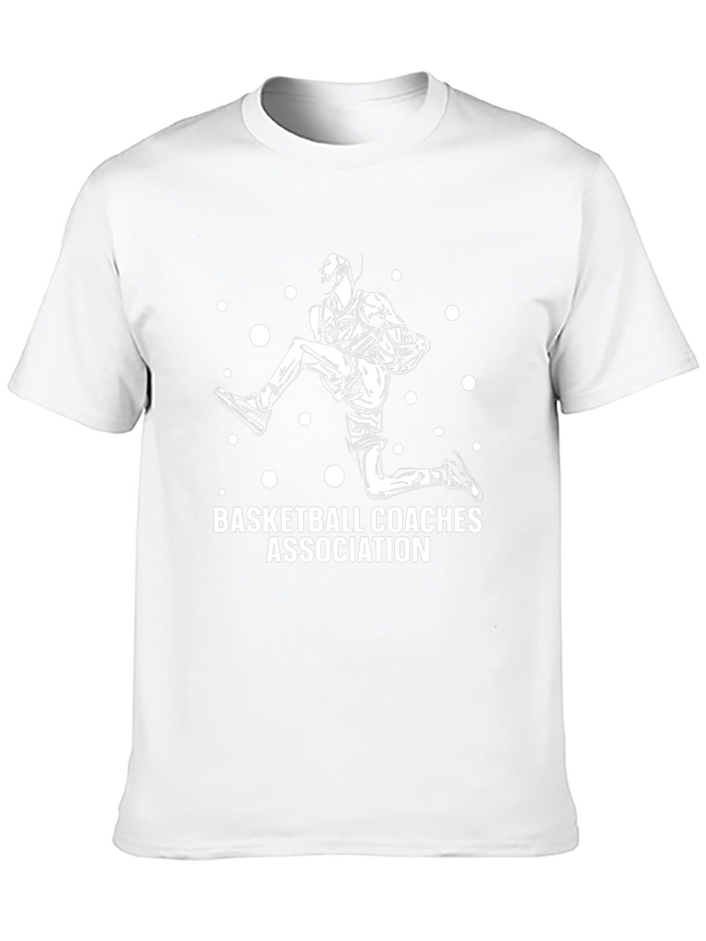 Basketball Coaches Association T-Shirt - Black Graphic Tee