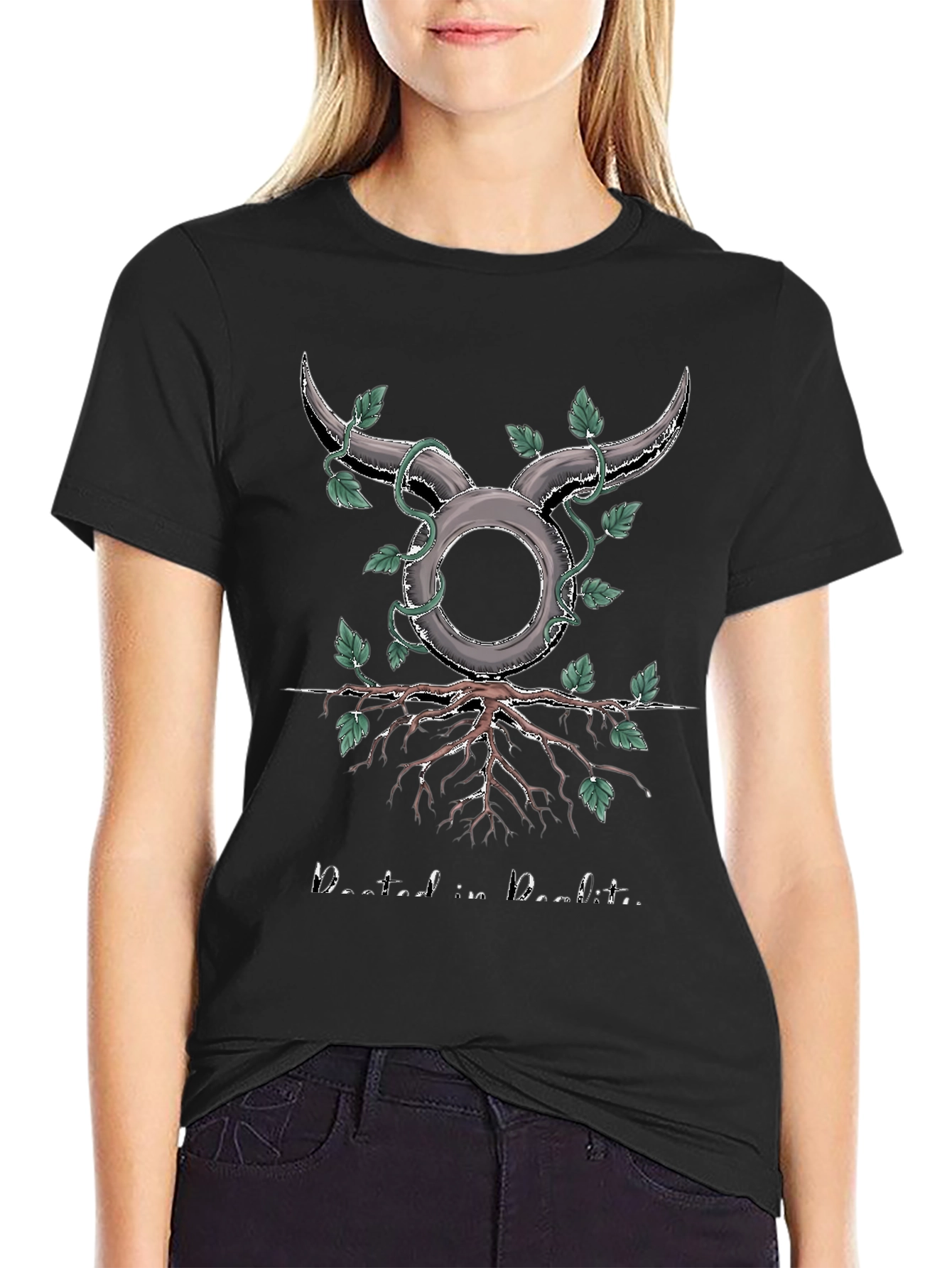 Taurus Zodiac Rooted T-Shirt