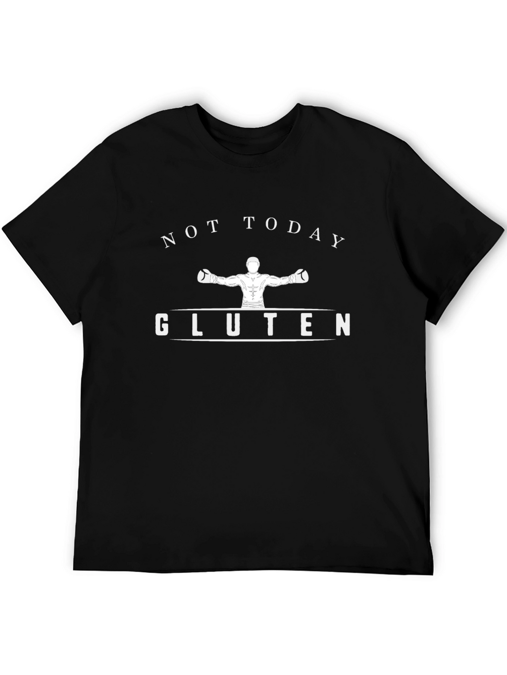 Not Today Gluten Black T-Shirt