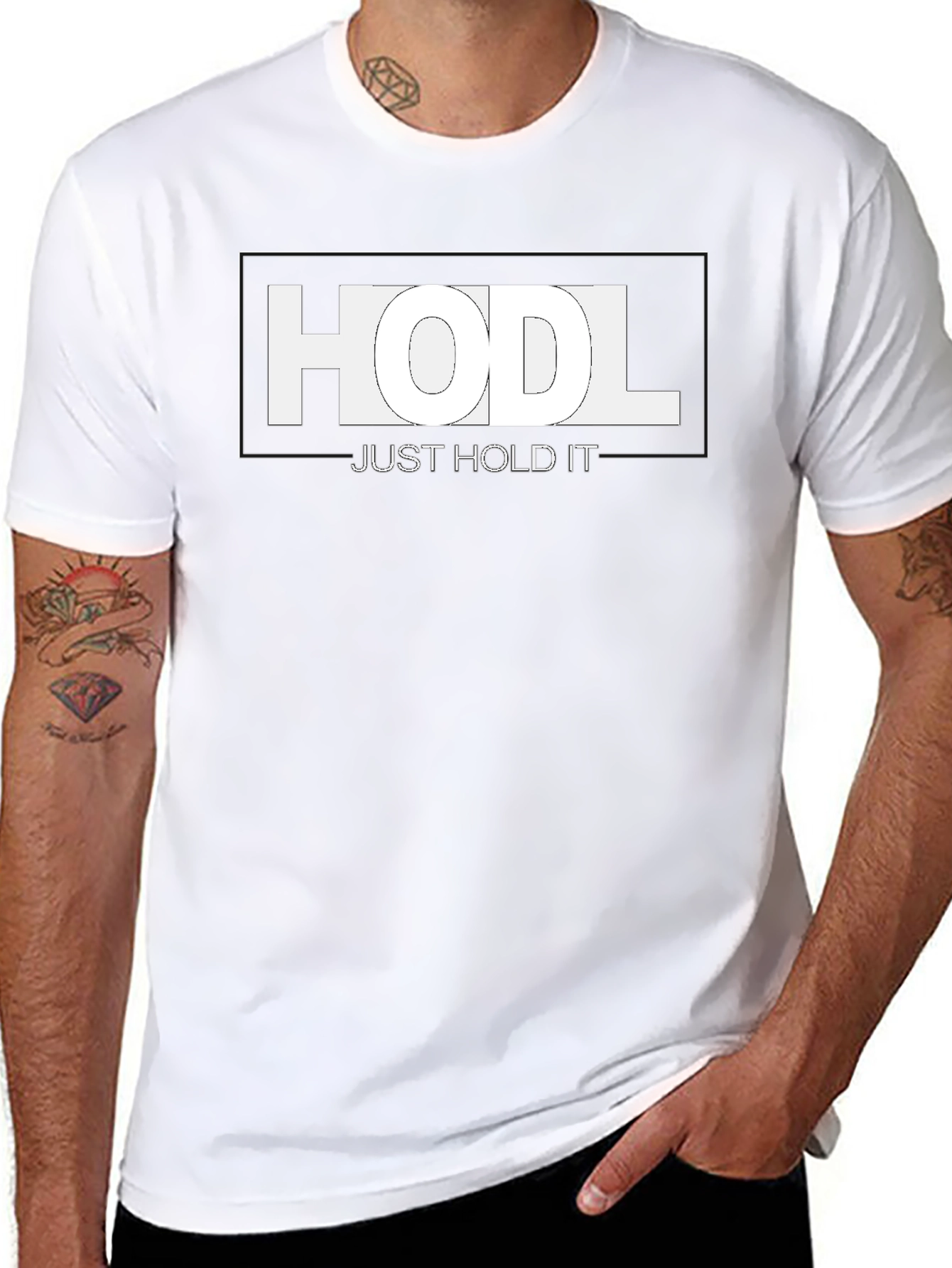 HODL Just Hold It Crypto T-Shirt