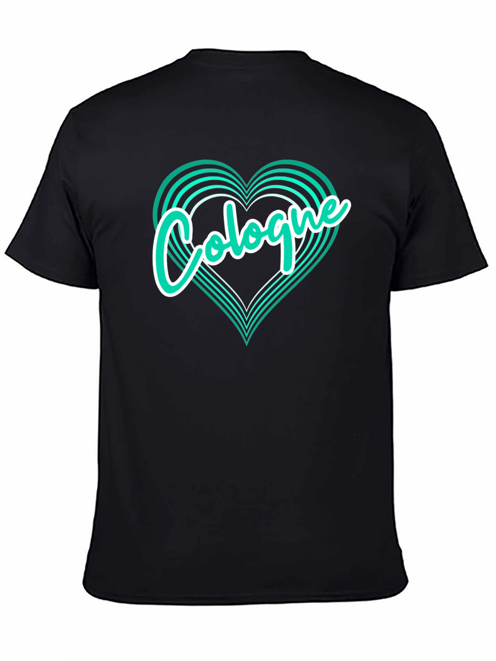 Cologne Love Heart Graphic T-Shirt
