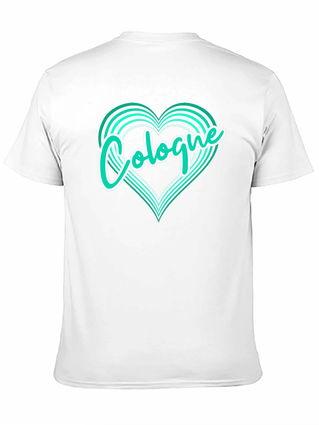 Cologne Love Heart Graphic T-Shirt