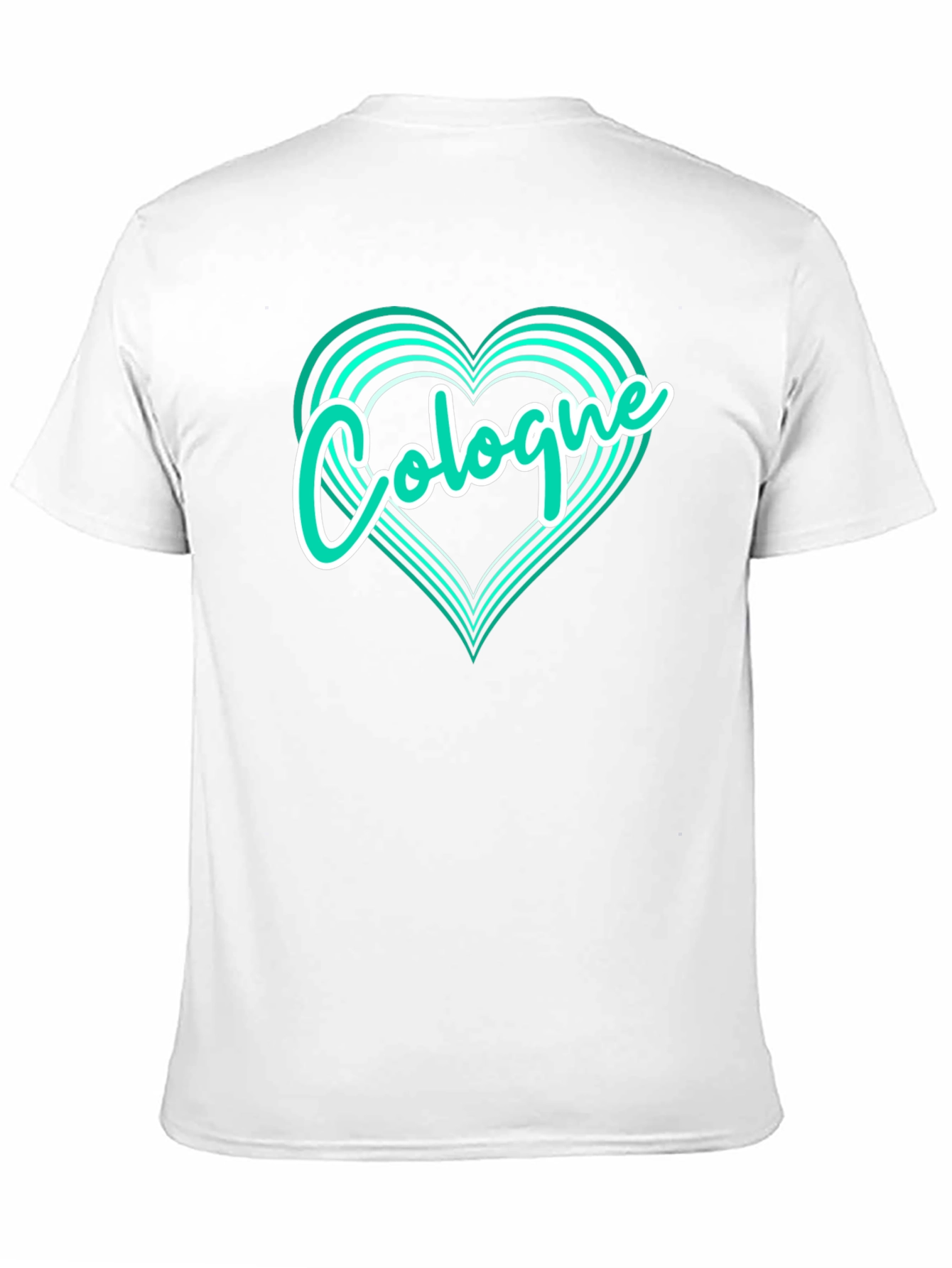 Cologne Love Heart Graphic T-Shirt