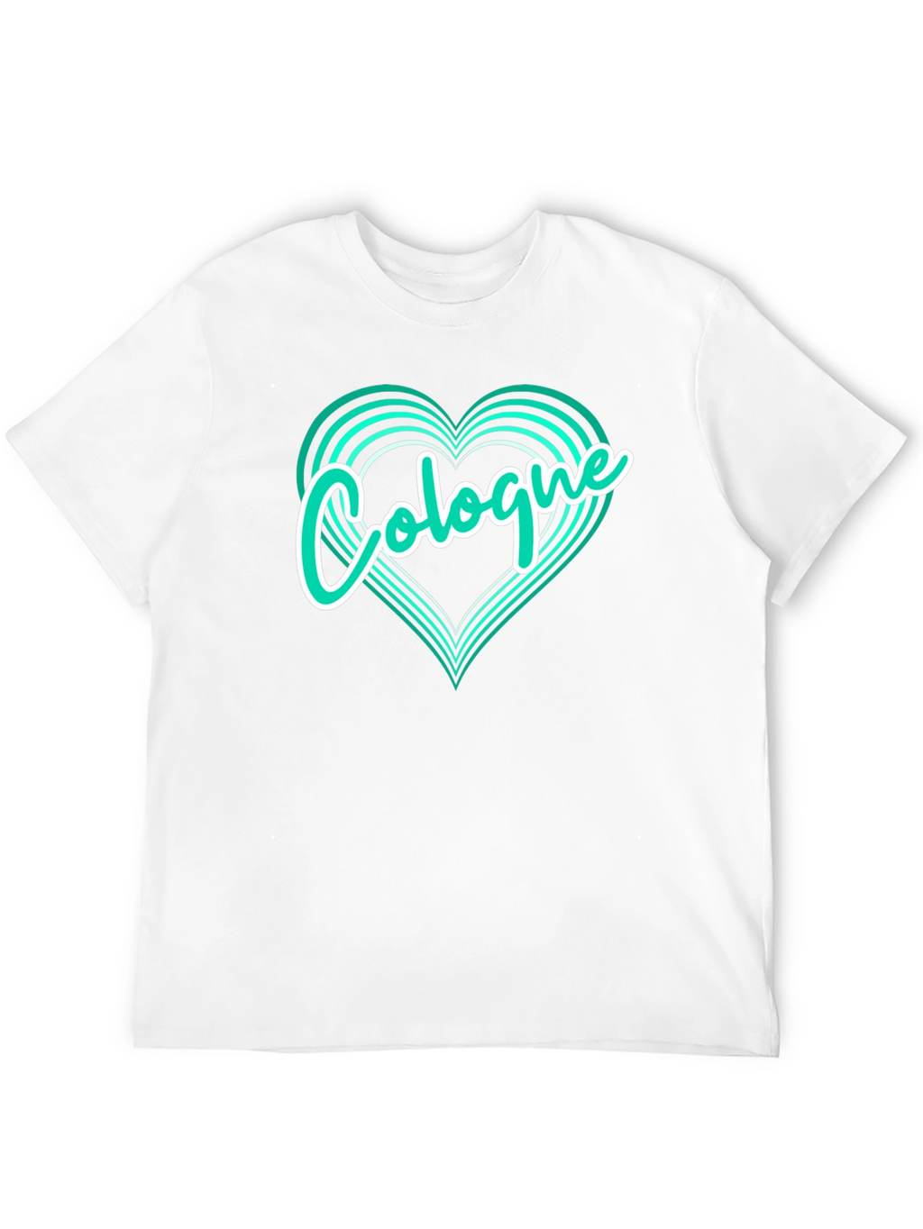 Cologne Love Heart Graphic T-Shirt