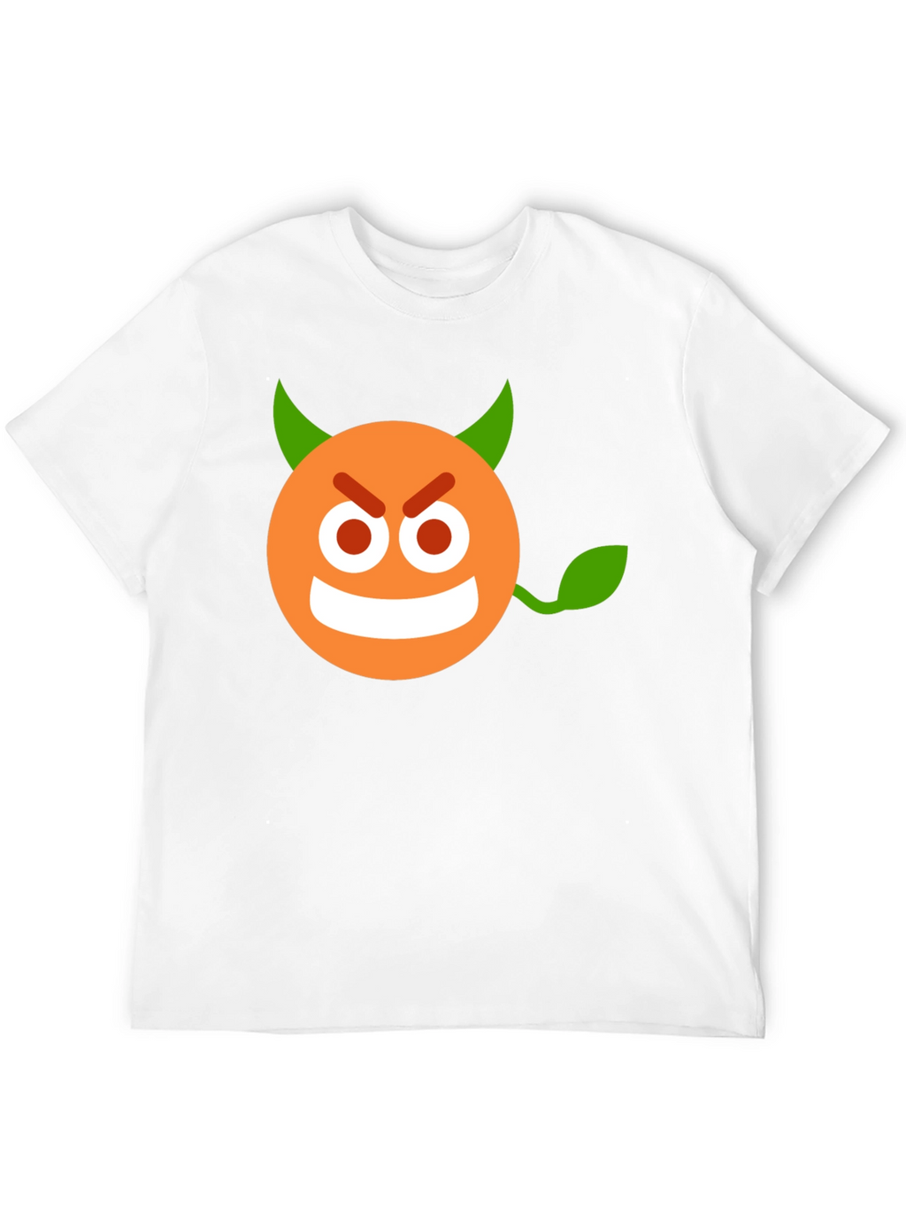 Devil Emoji Graphic Black T-Shirt
