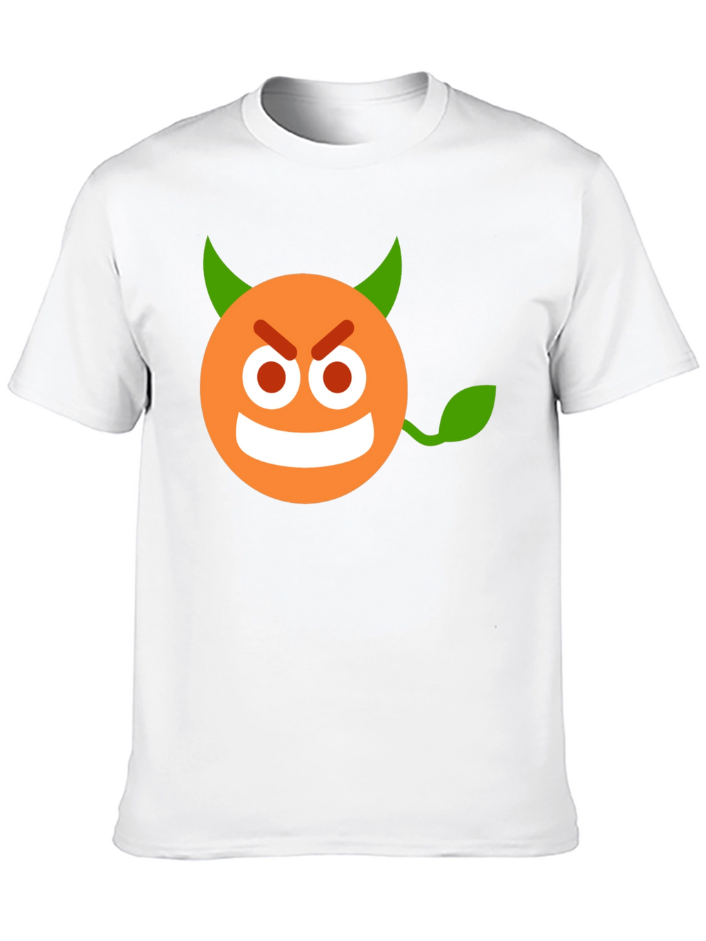 Devil Emoji Graphic Black T-Shirt